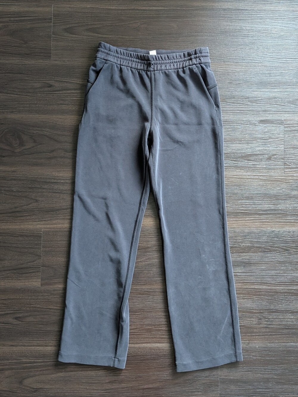 Lululemon Softstreme High Rise pants Black/Charcoal Grey Athleisure Workout 6